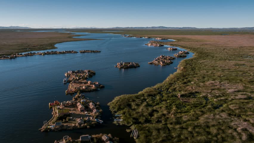 Lake Titicaca and Floating Island in Peru image - Free stock photo ...