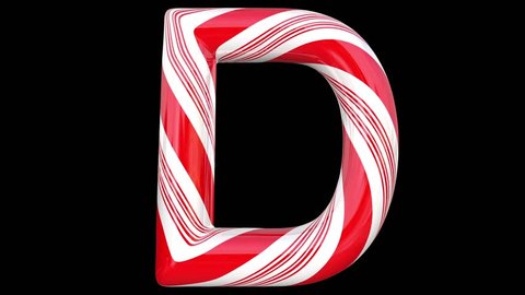 Mint Hard Candy Cane 3d Letter Stock Footage Video (100% Royalty-free)  1017205978 | Shutterstock