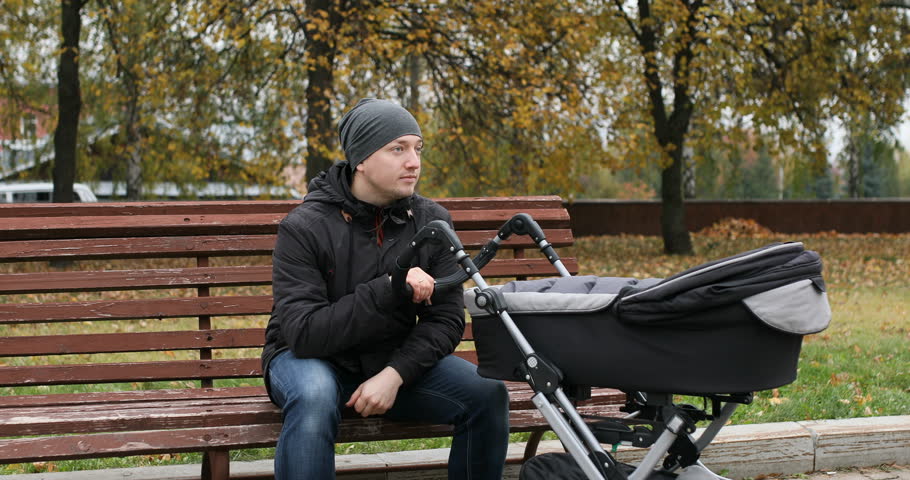 Young Father Walking With Her Stock Footage Video 100 Royalty Free 1017848818 Shutterstock