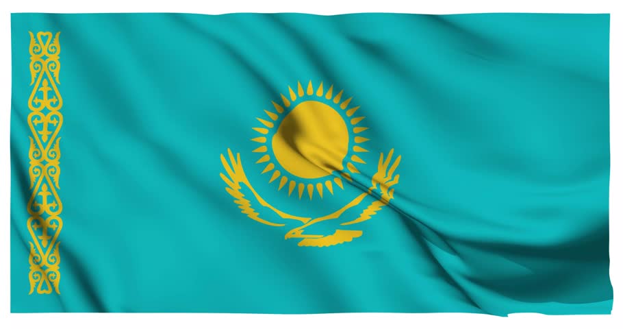 Картинки анимации флаг казахстана