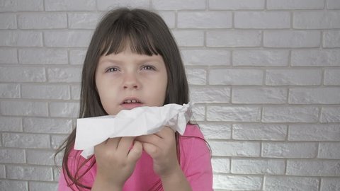 Kid Brushing Own Hair Little Stock Footage Video 100 Royalty