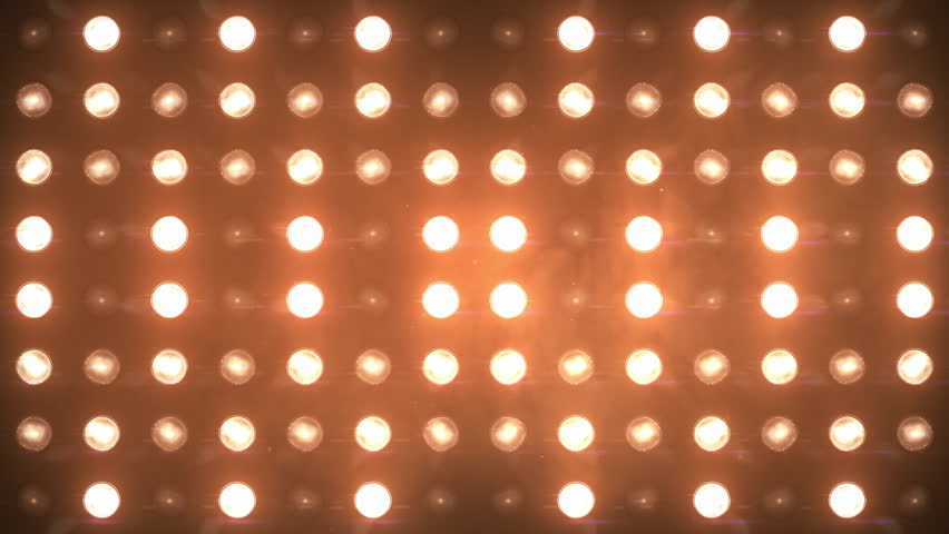 Orange Flashing Lights Wall with Stock Footage Video (100% Royalty-free ...