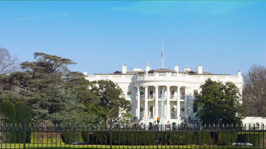 The White House In Washington Stockvideos Filmmaterial 100