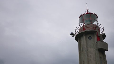 Lighthouse In The Dark Close Stock Footage Video 100 Royalty