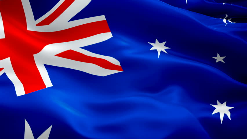 Aussie Flag Video Waving In Stock Footage Video 100 Royalty Free