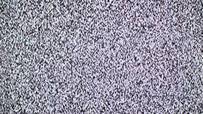 Tv Static Screen, Looping Old Stock Footage Video (100% Royalty-free