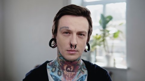 Punk Hairstyle Guy Stock Video Footage 4k And Hd Video Clips