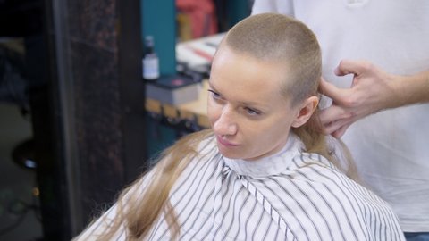 1000 Head Shave Woman Stock Video Clips And Footage Royalty Free