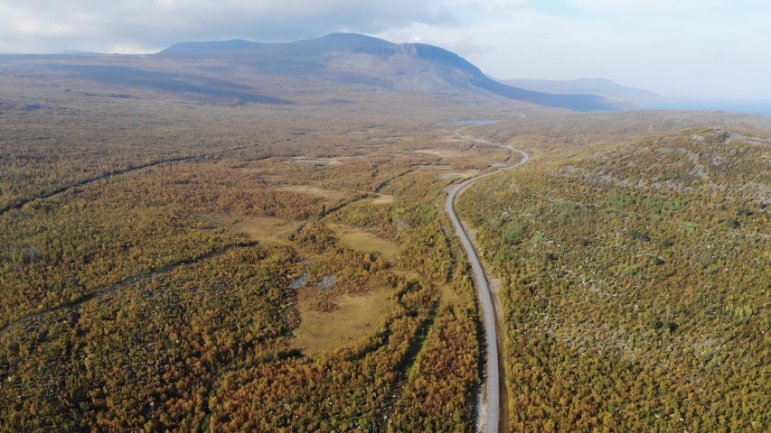 Landscape, mountains, and River in Kungsleden image - Free stock photo ...