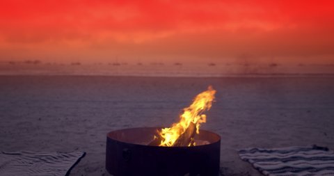 Beach Fire Pit Stock Video Footage 4k And Hd Video Clips