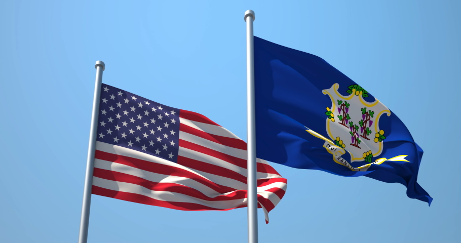 Flag Of Connecticut Image Free Stock Photo Public Domain Photo