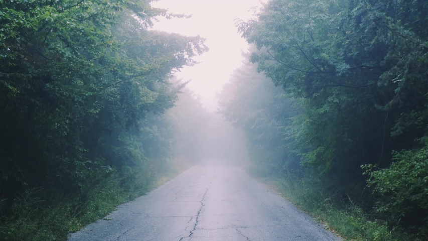 Fog and Mist over the Mountain Hiking Path image - Free stock photo ...