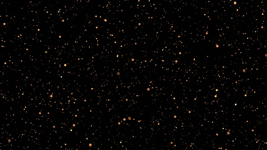 Abstract Gold Background with Stars Video de stock (totalmente libre de