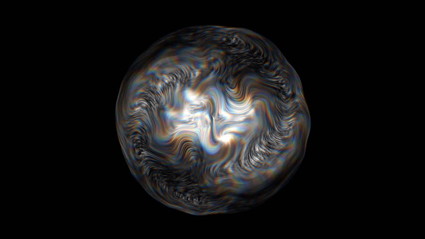 Stock Video Clip of Alien Sphere in a dark background | Shutterstock