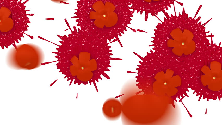 Throw Rotten Tomatoes. 3D Animation, Green Screen. Stock Footage Video ...