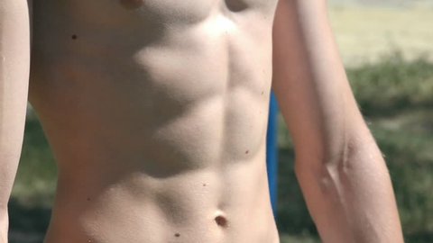 Sexy muscle teen