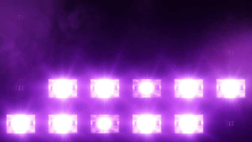 Stage Lights Square Close Up Purple Stock Footage Video 100 Close Up Purple Floodlights Shining Brightly And Turning On Off More Color Options In My Portfolio