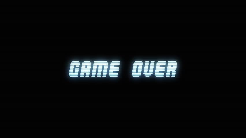 GAME OVER THANK YOU FOR PLAYING LIGHT BLUE / GAME OVER THANK YOU / GAME ...