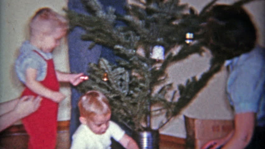 Kemah Texas 1961 Decorating A Stock Footage Video 100