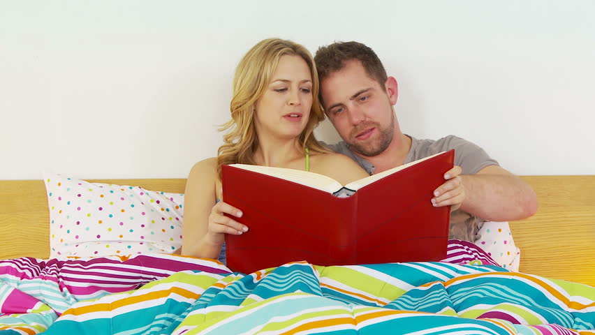 Image result for couple Book reading in the bed