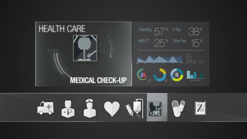 Health Care Contents.Technology Medical Care Service.Digital Display