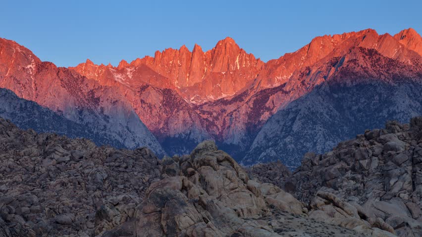 Majestic Landscape of Mount Whitney in California image - Free stock ...