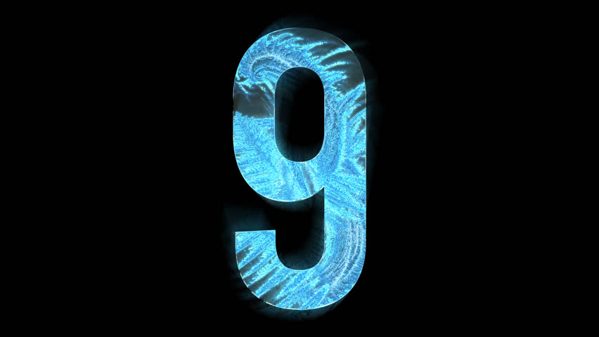 Countdown Animation From 5 To 0 With Ice Cold Frosty Effect Background ...