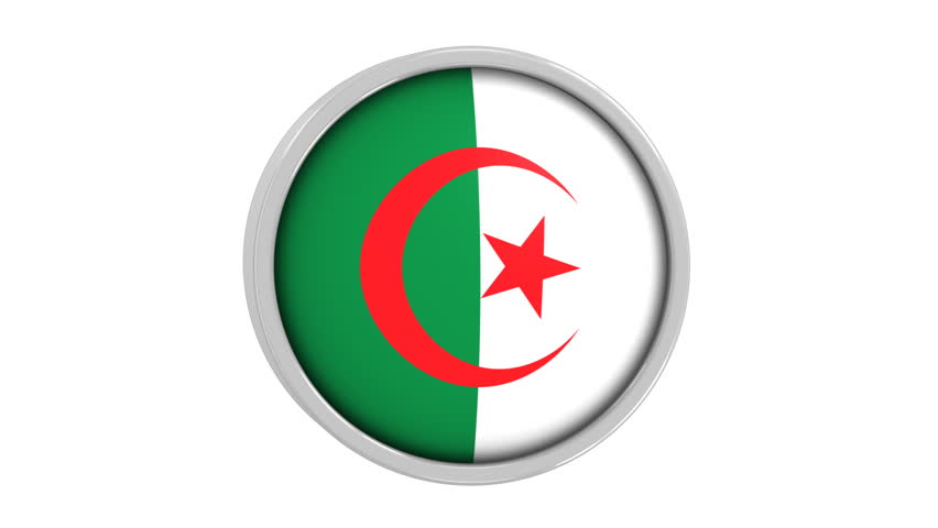 Download Algerian Flag with Circular Frame. Stock Footage Video (100% Royalty-free) 1364608 | Shutterstock