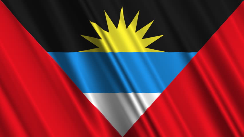 Download Stock Video Clip of Antigua and Barbuda Flag loop 1 ...