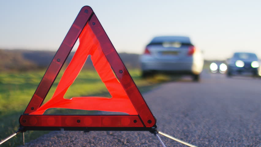 Car warning triangle