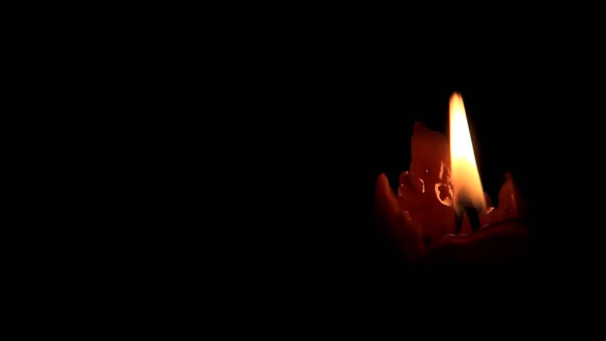Candle Flickering And Then Going Out Stock Footage Video 16644940