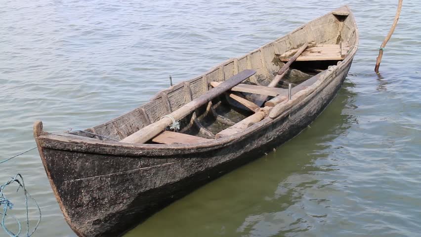 Old Dugout Canoe By The Riverbank ( Close Up ) Stock ...