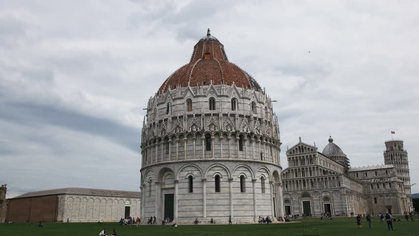 Header of baptistry