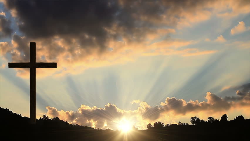 Stock Video Of One Christian Cross On A Hill 14592658 Shutterstock