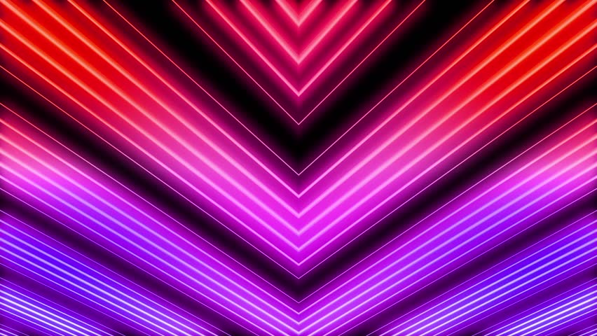 Neon Streaks Disco Led Laser Loop Background Energy Violet Electric ...