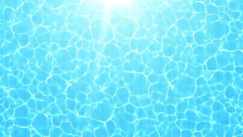 Looping Clip Of Water Ripples Over Large Tiles, Like A Swimming Pool ...