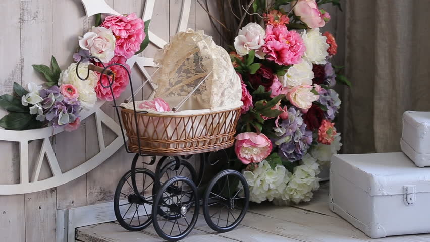 Photo Studio Interior Decorations Baby Stock Footage Video 100