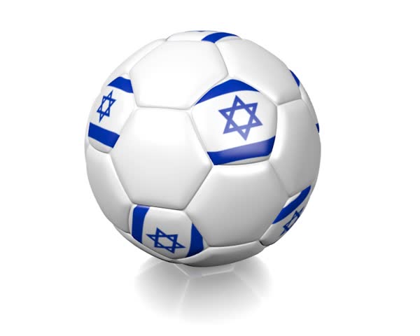 Israel Soccer Ball On Flag Background Stock Footage Video 17048371 ...