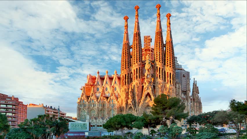 Canon 4k Dslr >> Barcelona, Spain - April 7, 2016: Hyperlapse (timelapse) Of Santa Maria Del Pi, A 14th Century ... Canon 4k Dslr >> Barcelona, Spain - April 7, 2016: Hyperlapse (timelapse) Of Santa Maria Del Pi, A 14th Century ...