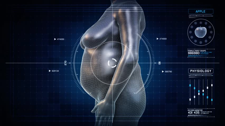 Woman PEAR Body Shape Anatomy Gaining Weight Futuristic ...