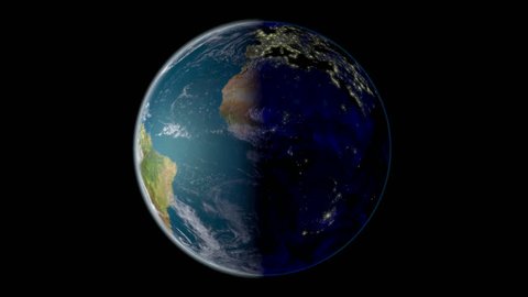 day and night on earth animation