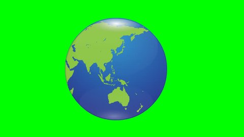 Globe On Green Screen Background Stock Footage Video (100% Royalty-free)  16446118 | Shutterstock