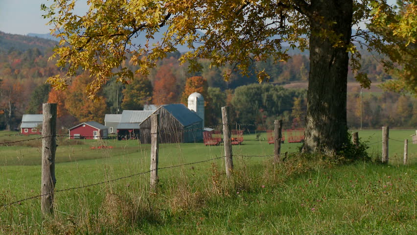 Barbed Wire Fence On Farm Barbed Wire Fence On Farm