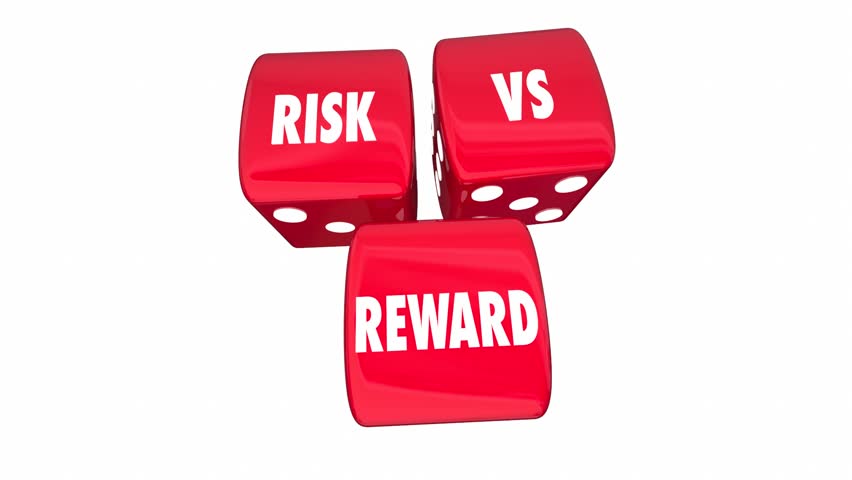 Risk Vs Reward Rolling Dice Stock Footage Video (100% Royalty-free ...