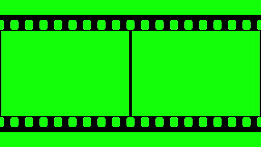 Animated Film Strip Overlay (with Green Screen) 3 Stock Footage Video ...