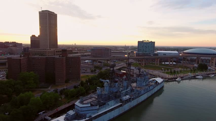 Buffalo skyline in New York image - Free stock photo - Public Domain
