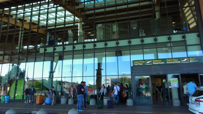 Venice Treviso Airport In Italy - VENICE / ITALY - JUNE 29, 2016 Stock