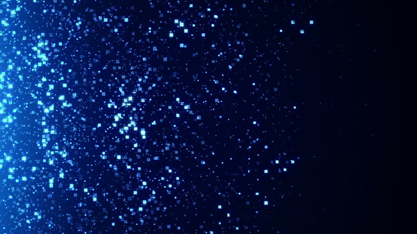 Glowing Star Particle In Random Direction With Bounce On Spotlight 