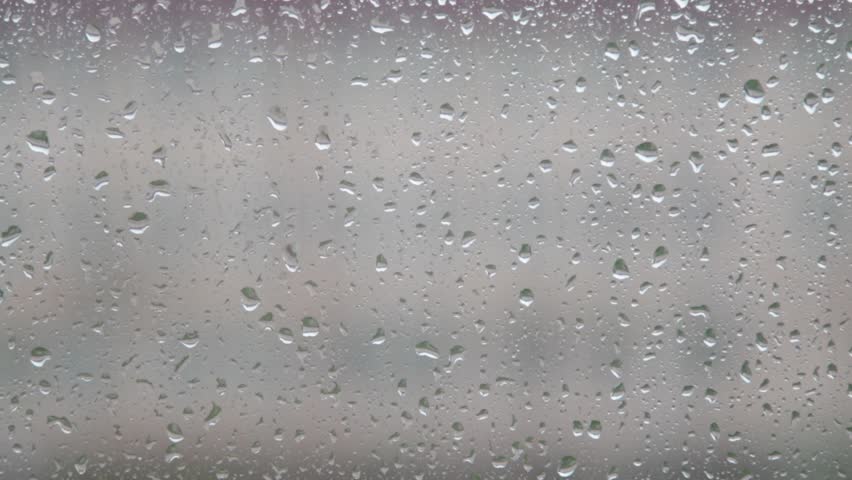 Rain Falling On A Window Rain Falling On A Window