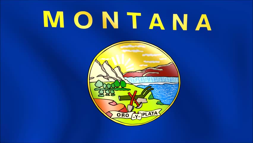 Montana State Flag Stock Footage Video | Shutterstock